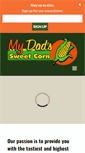 Mobile Screenshot of mydadssweetcorn.com